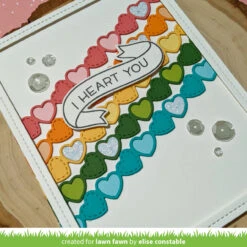 Valentine Hearts Border -Craftora Sale Store ValentineHeartsBorder EliseConstable2