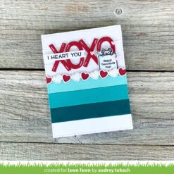 Valentine Hearts Border -Craftora Sale Store ValentinesHeartBorder GiantXOXO AudreyTokach