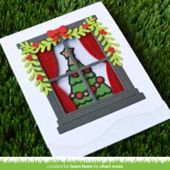 Jolly Christmas Tree -Craftora Sale Store WindowFrame ChristmasGarland JollyChristmasTree ChariMoss3