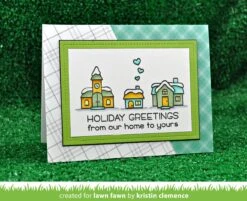 Winter Village 24 Winter Village -Craftora Sale Store WinterVillage StitchedRectangleFrames KristinClemence