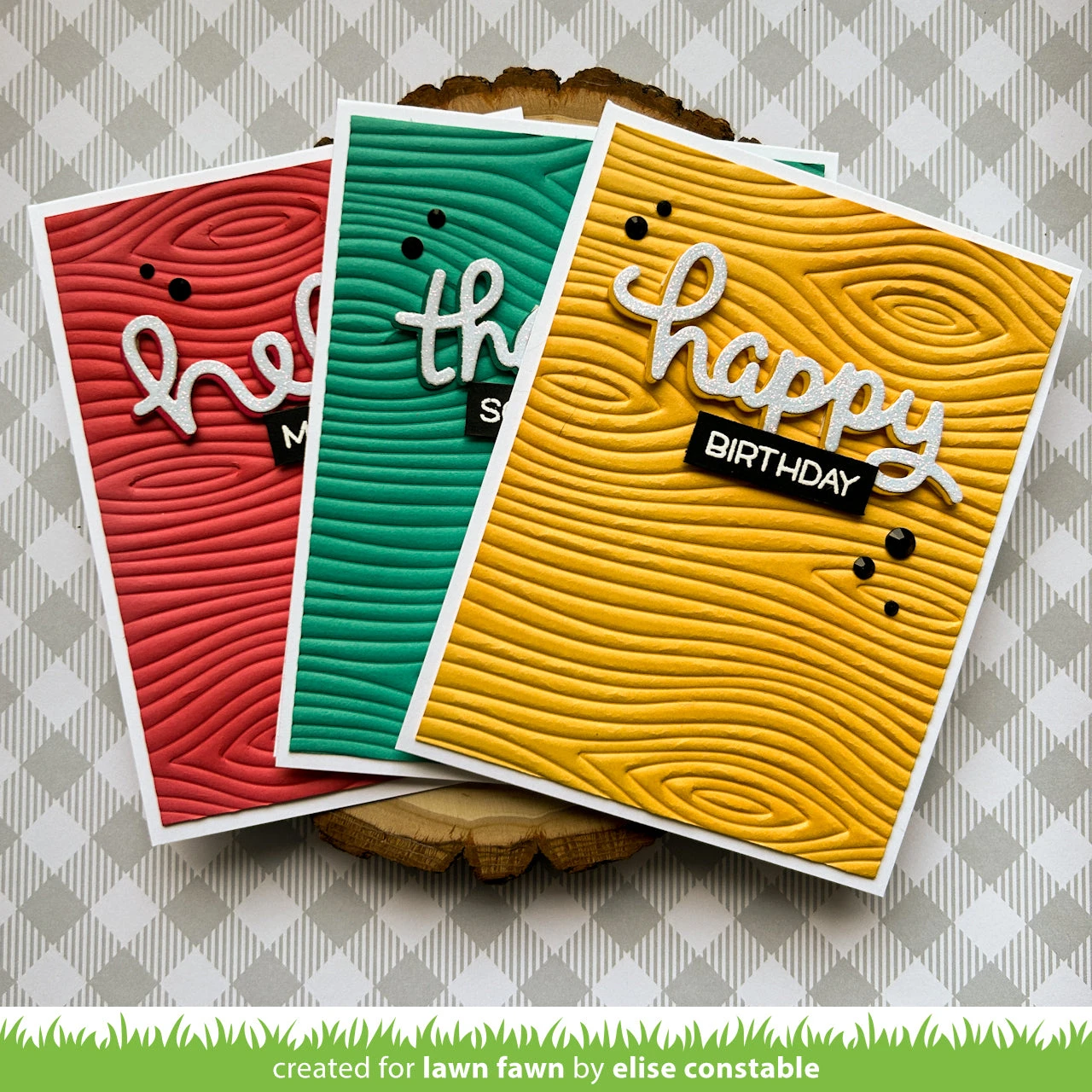 Woodgrain Background Hot Foil Plate 6 Woodgrain Background Hot Foil Plate - Image 6