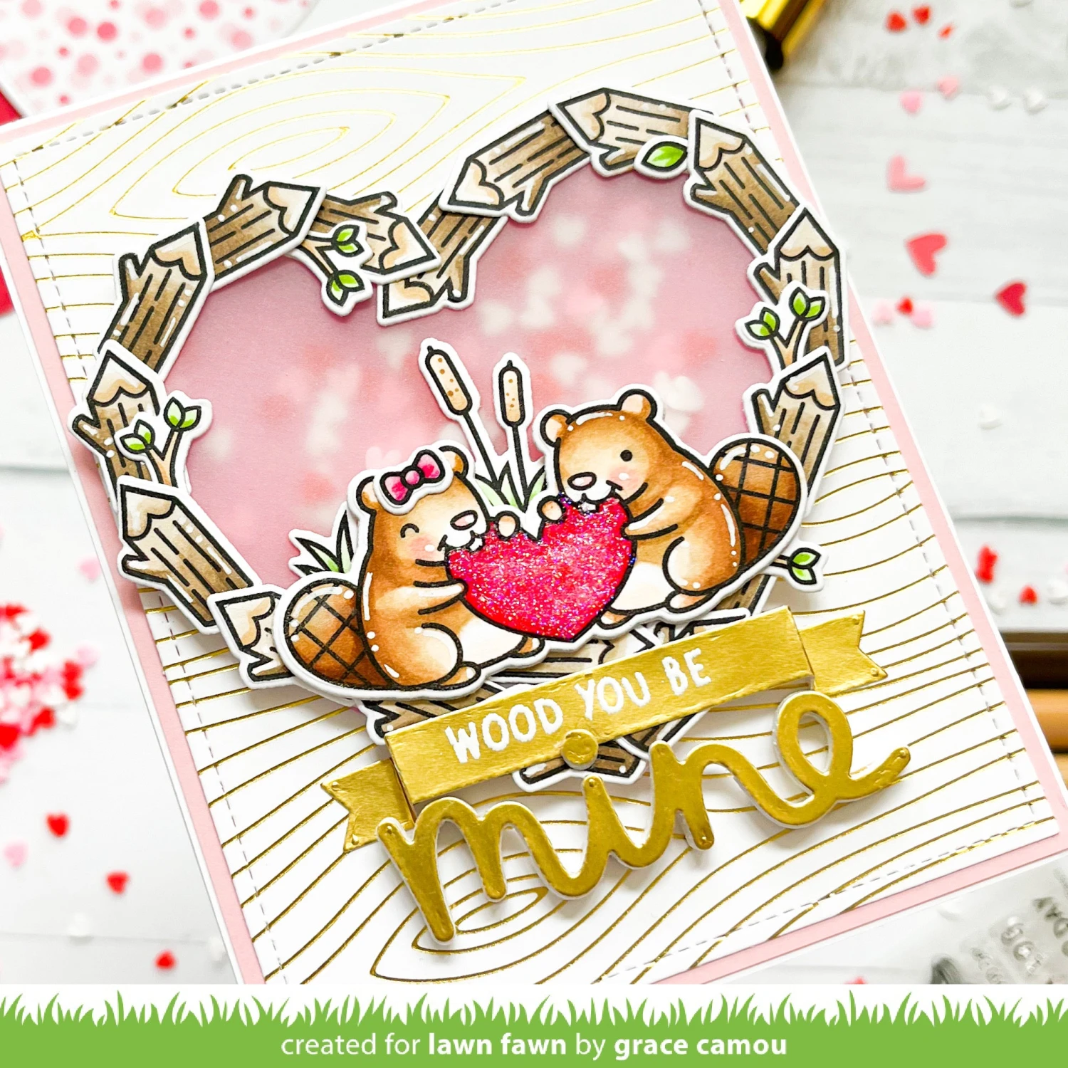 Woodgrain Background Hot Foil Plate 8 Woodgrain Background Hot Foil Plate - Image 8