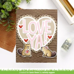 Wood You Be Mine? -Craftora Sale Store WoodgrainBackgroundHotFoilPlate MindyEggen 1