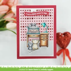 Xoxo Backdrop: Portrait - Lawn Fawn -Craftora Sale Store XOXOBackdrop You reJustMyType MindyEggen1 2