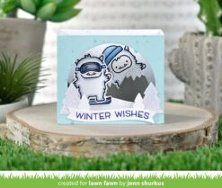 Yeti Or Not -Craftora Sale Store YetiOrNot ShadowBoxCardMountainAddOn JennShurkus
