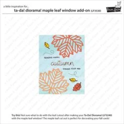 Ta-da! Diorama! Maple Leaf Window Add-on -Craftora Sale Store b 3syIn8