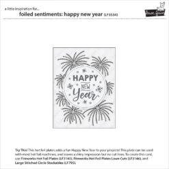 Foiled Sentiments: Happy New Year -Craftora Sale Store f5Dv3tRA
