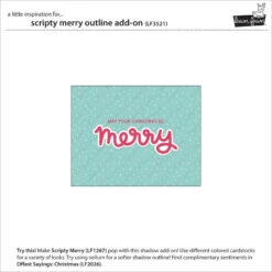 Scripty Merry Outline Add-on -Craftora Sale Store g2u5R8S4