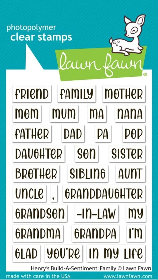 Henry's Build-a-sentiment: Family