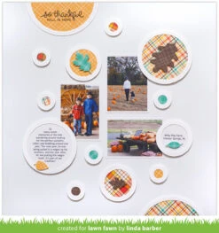 Stitched Leaves -Craftora Sale Store thumbnail PerfectlyPlaidFall StitchedCircleFrames StitchedLeaves JumpForJoy LindaBarber.1